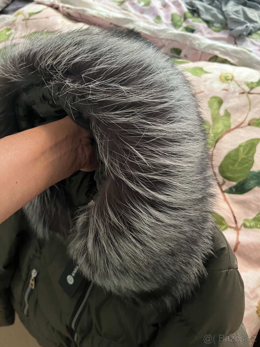 dámská pérová bunda Kara Nová pérova parka - 13