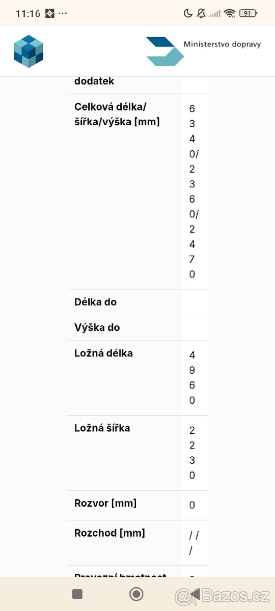Návěs STS Nové Veselí NS 9t - 13