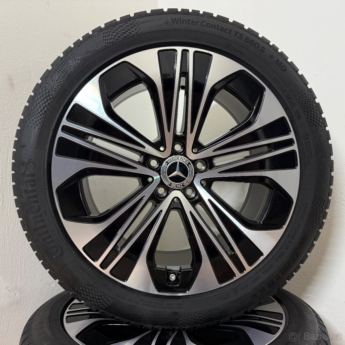 DVOUROZMĚRNÁ MERCEDES E W214 5x112 R19+ZIMNÍ PNEU 8/7mm+TPMS - 13