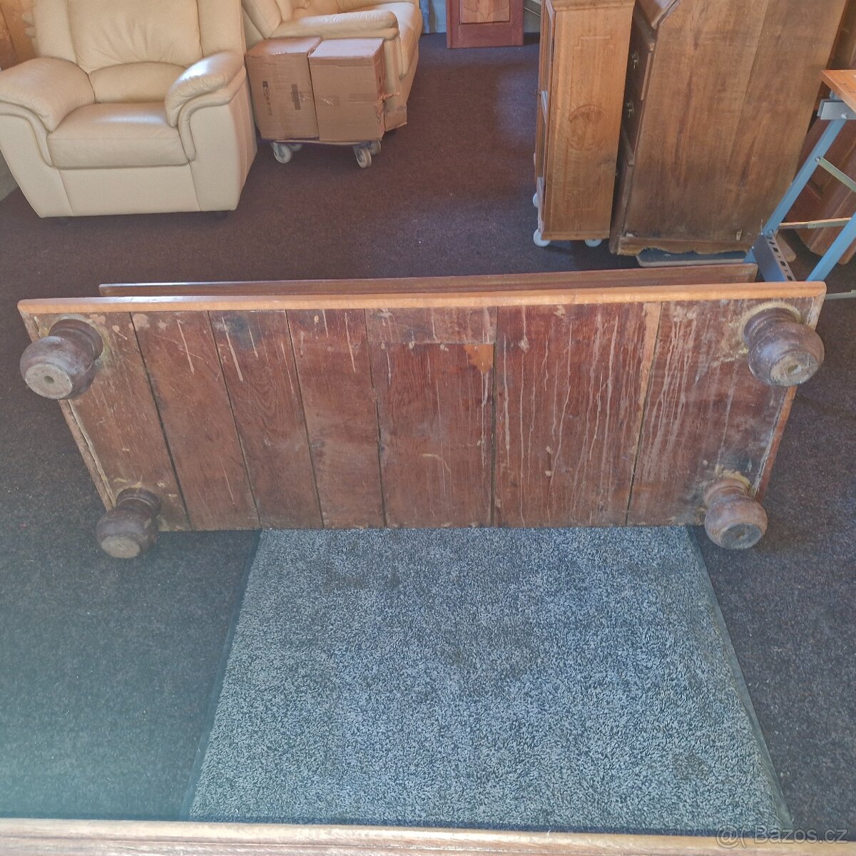 Starožitná dubová komoda - 13