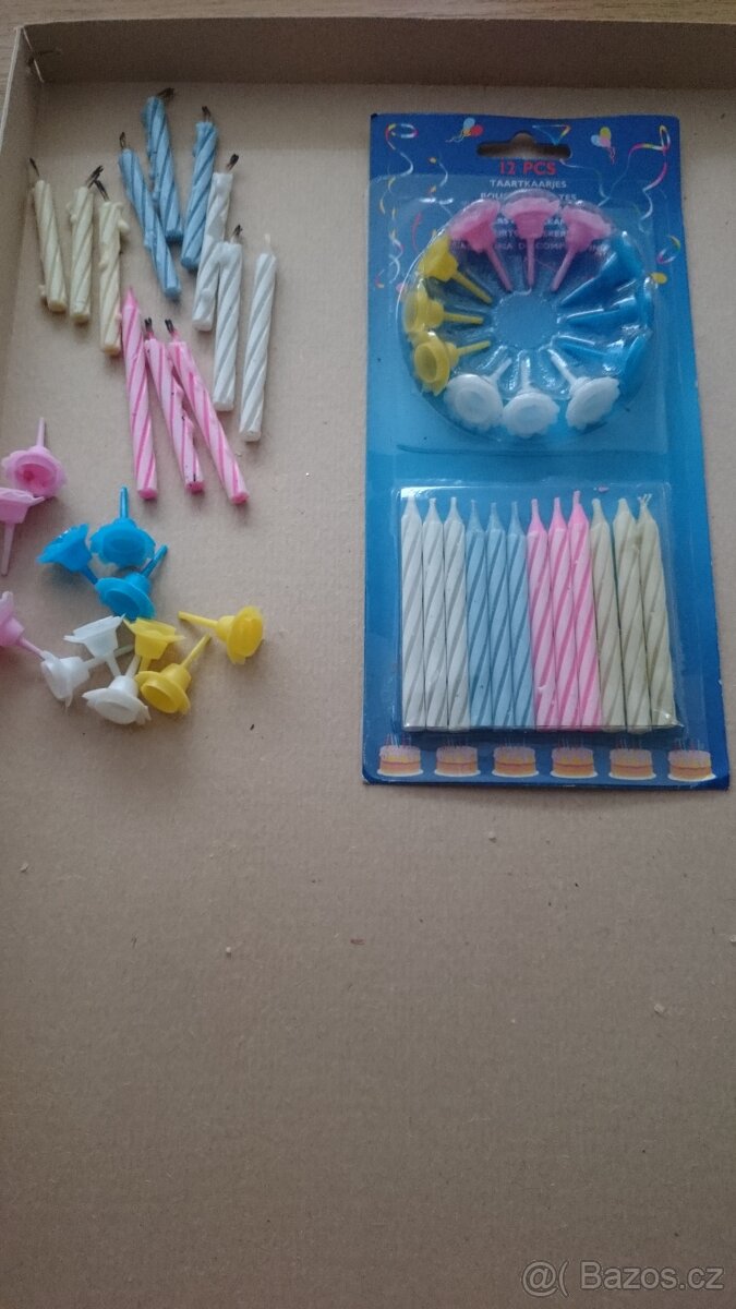 Vánoční ubrusy, baňky, svíčky, svícny,... - retro. - 13