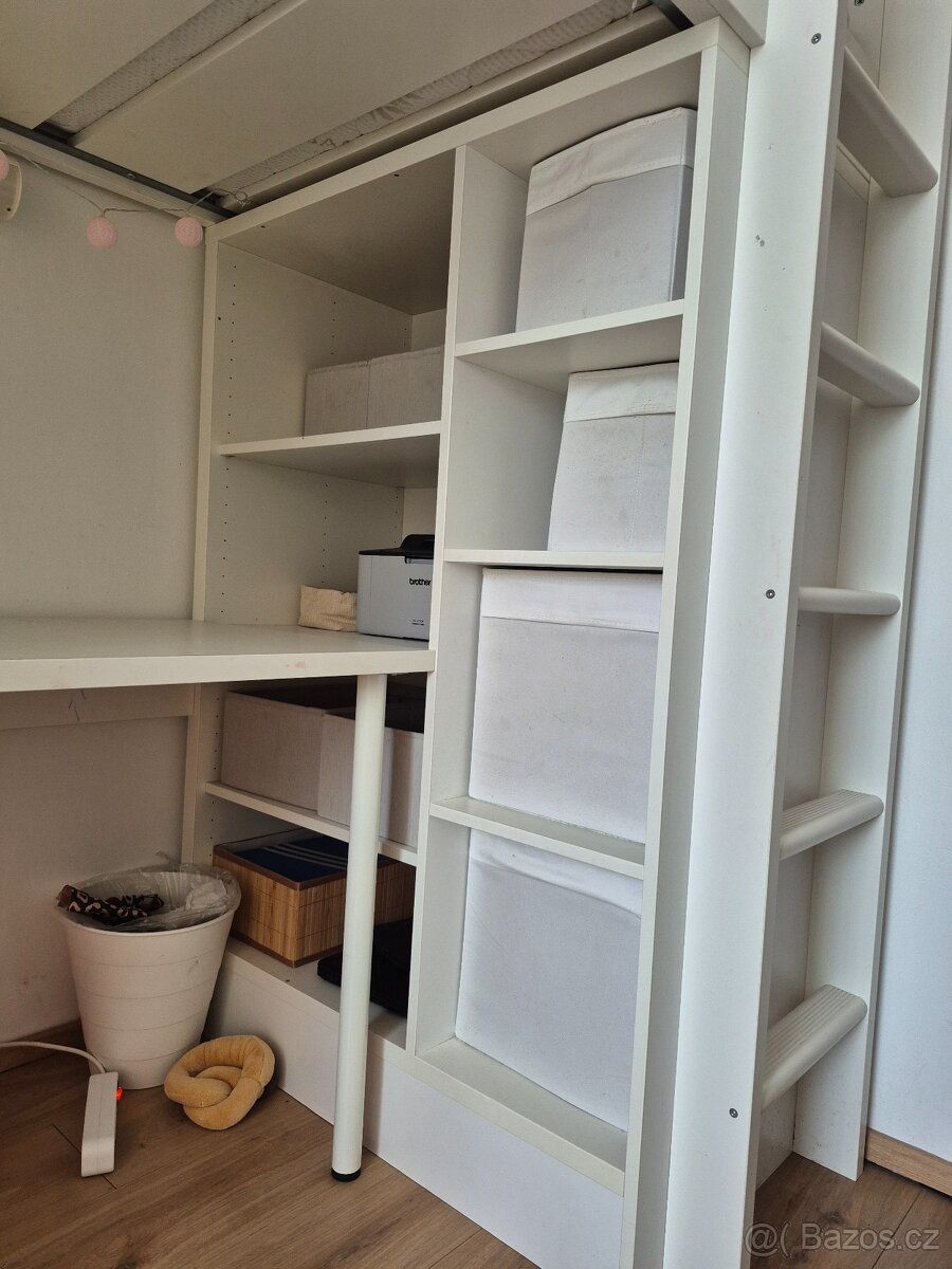 Dětská palanda s psacím stolem IKEA Samstad. - 13