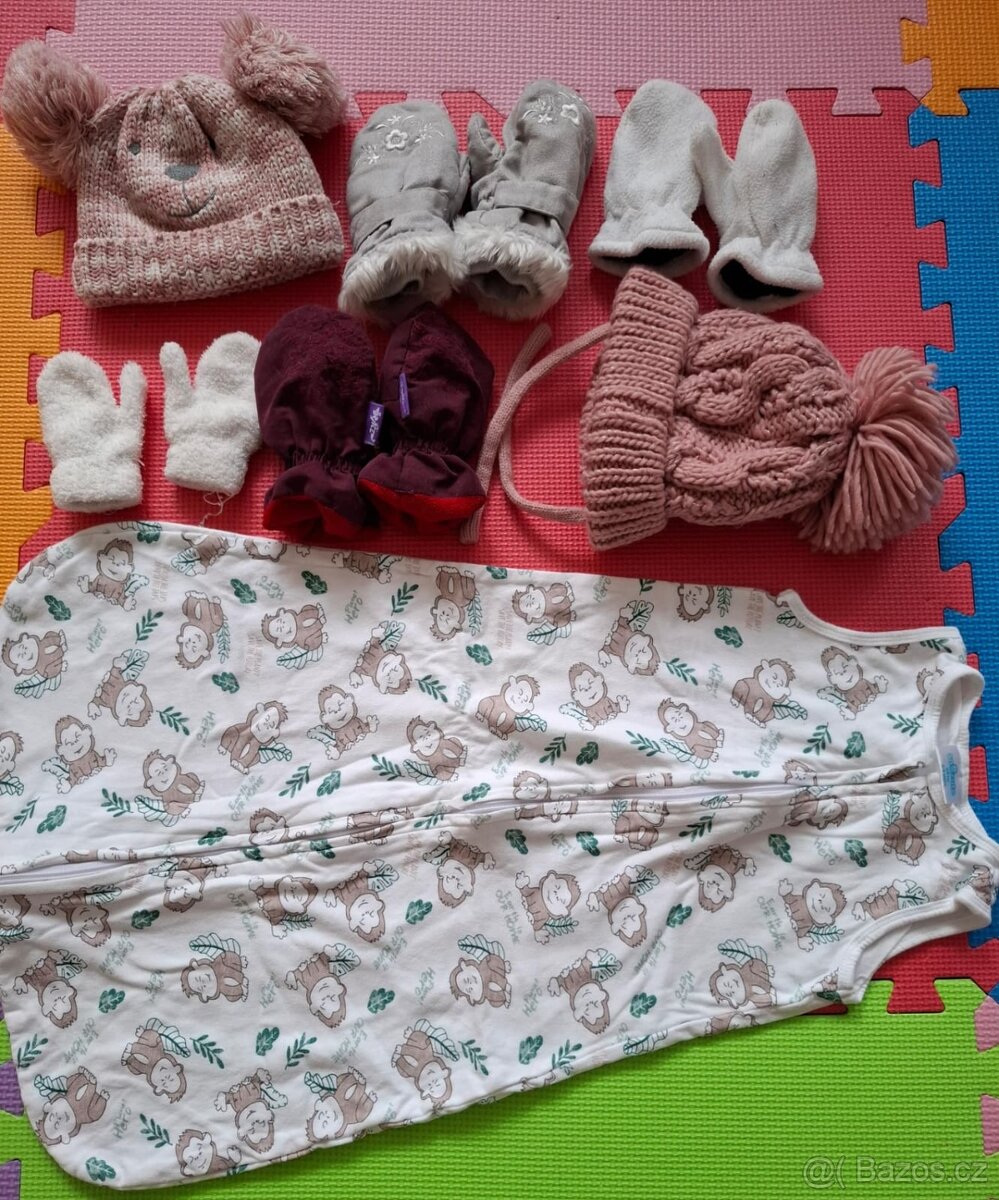 Mix oblečení pro holčičku 0-1 rok, vel 50-80 - 13
