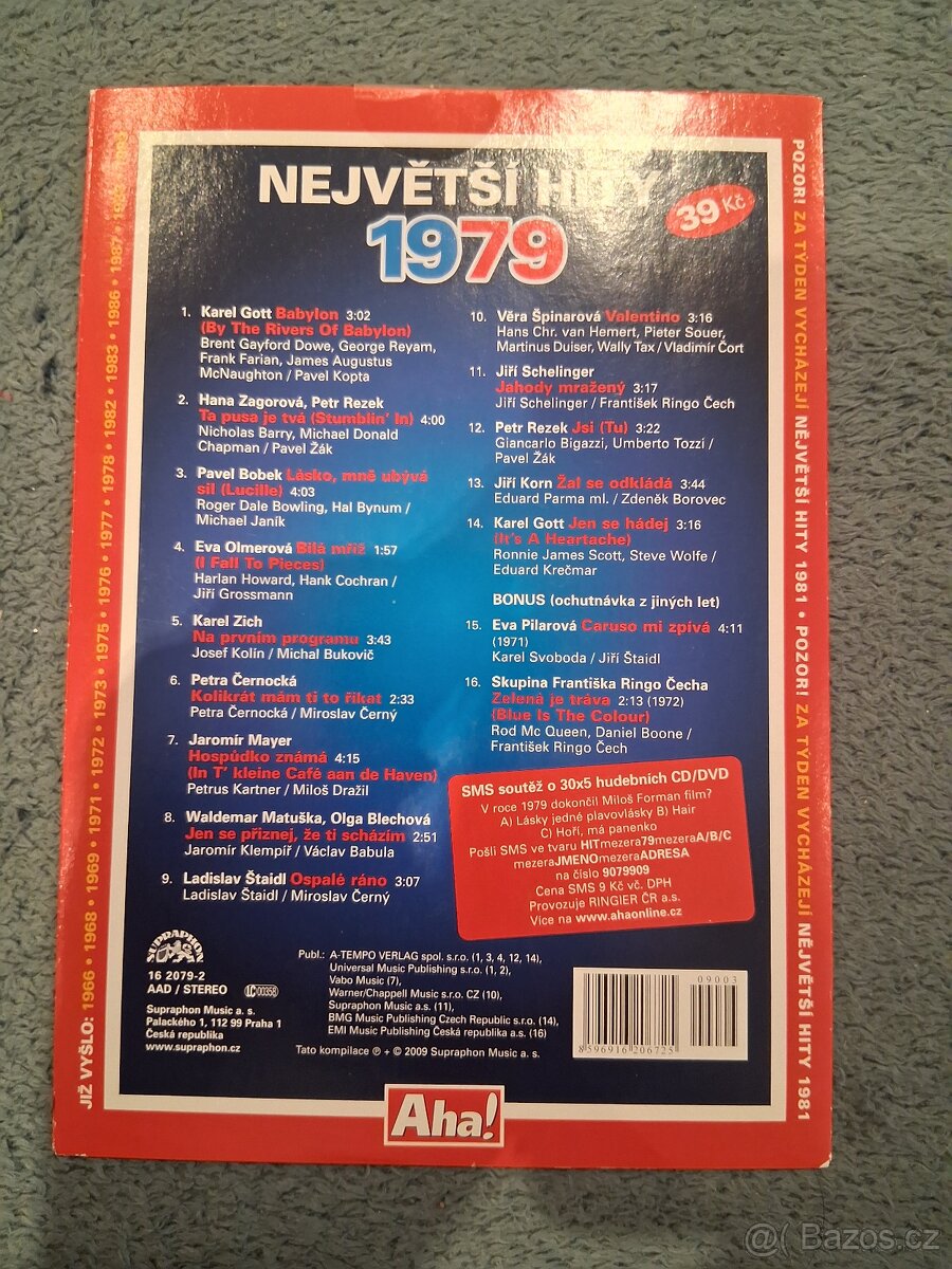 CD originál - Největší hity /cena sada/. - 13