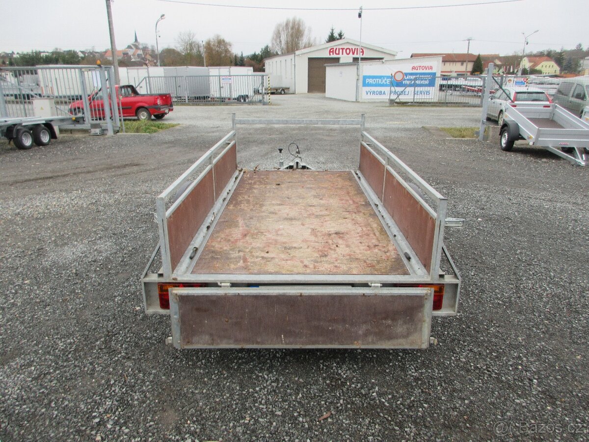 Bazarový přívěs VA 750kg 2,52x1,27/0,30 RE POČ - 13