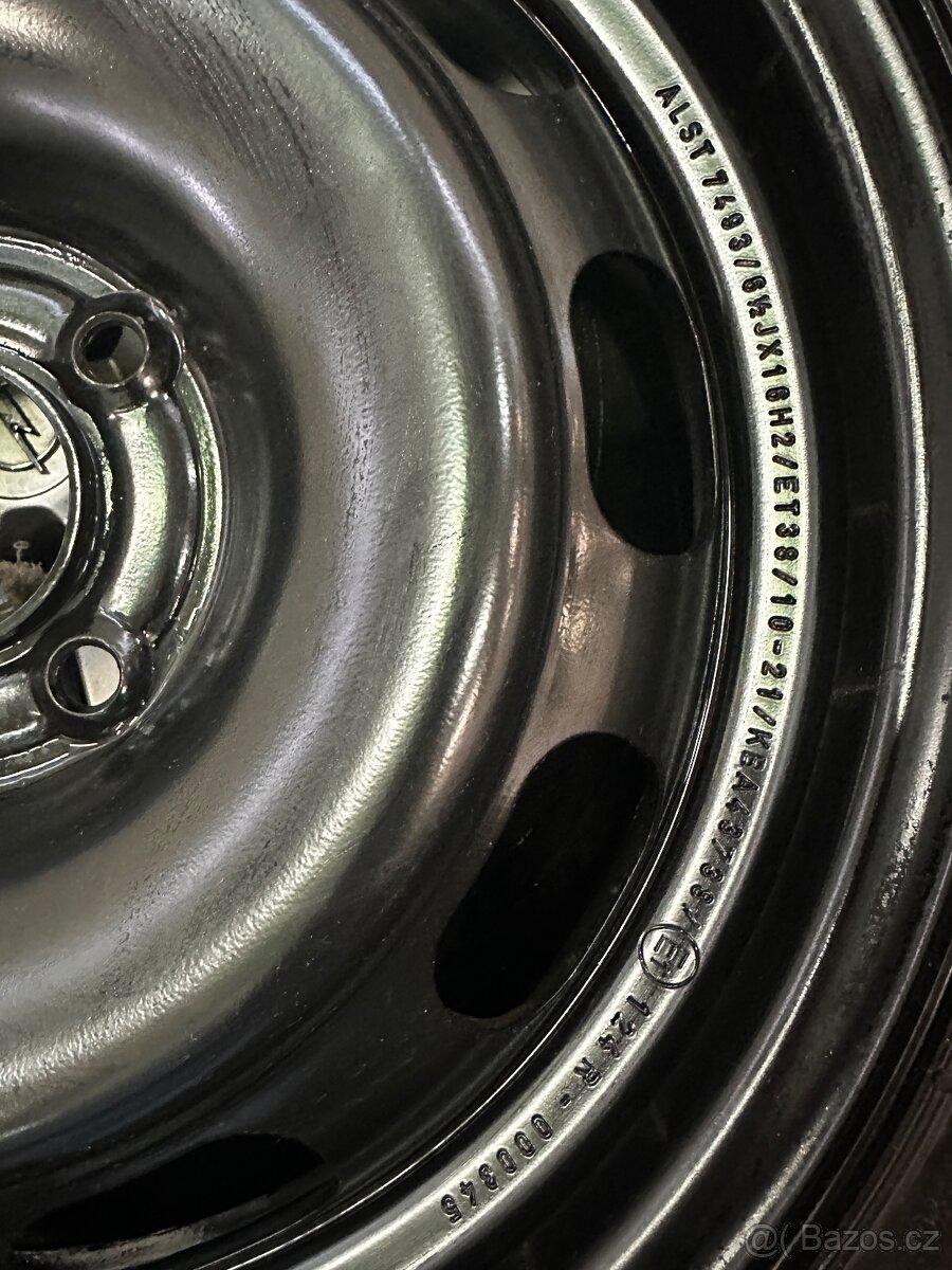 4x108 R16 6,5J ET38 + 195/55 R16 87H Semperit - 13