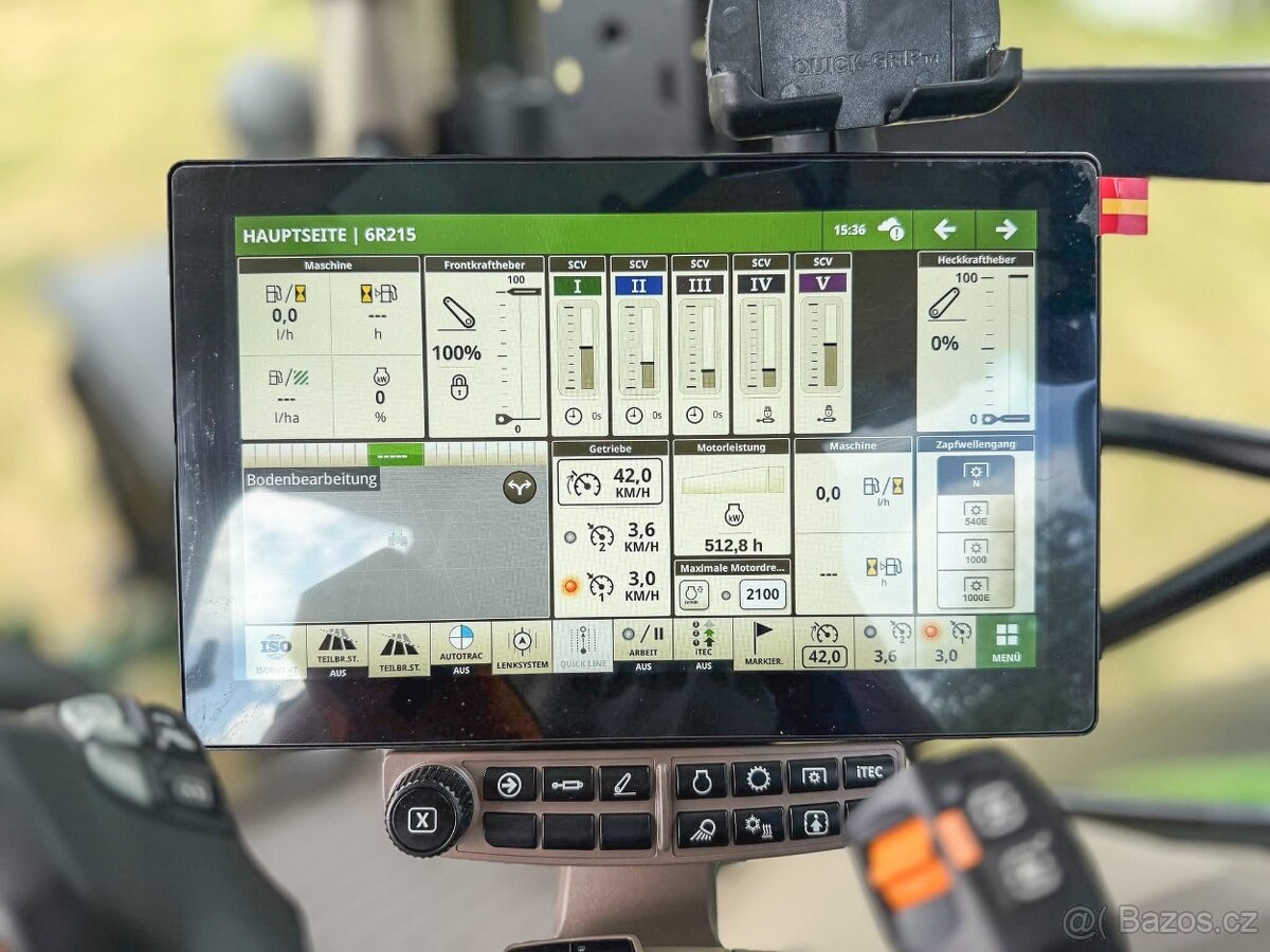 John Deere 6R 215 CommandPro, 512mth, záruka, PRONÁJEM - 13