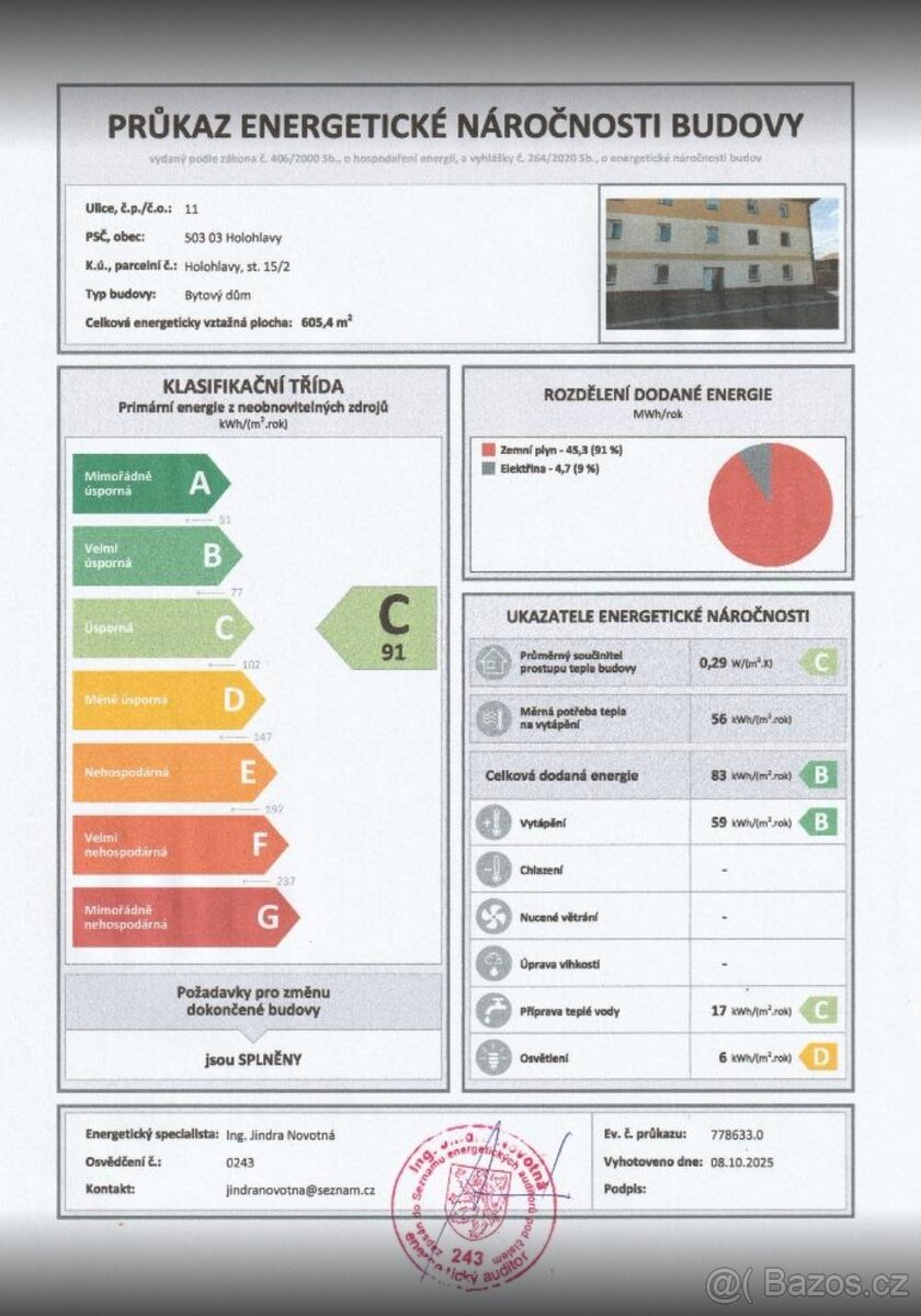 Prodej bytu 2+1 53 m² v obci Holohlavy - 13