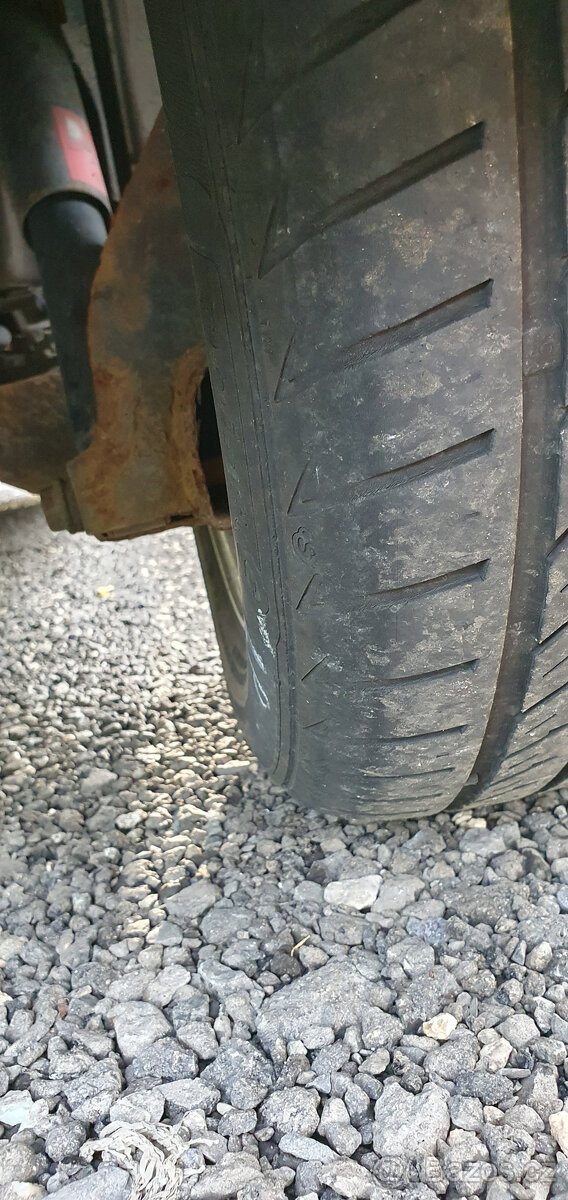 Alu Borbet R14, 6J, 4x100 + letní pneu 185/60 Point S - 13