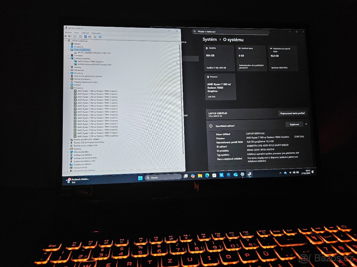 RTX 5070 8GB_ACER NITRO V16 AI_R7 260_16GB_1TB_180HZ - 13