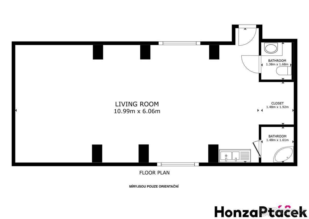 Prodej, jógové studio 66m2, Dittrichova, Nové Město - 13