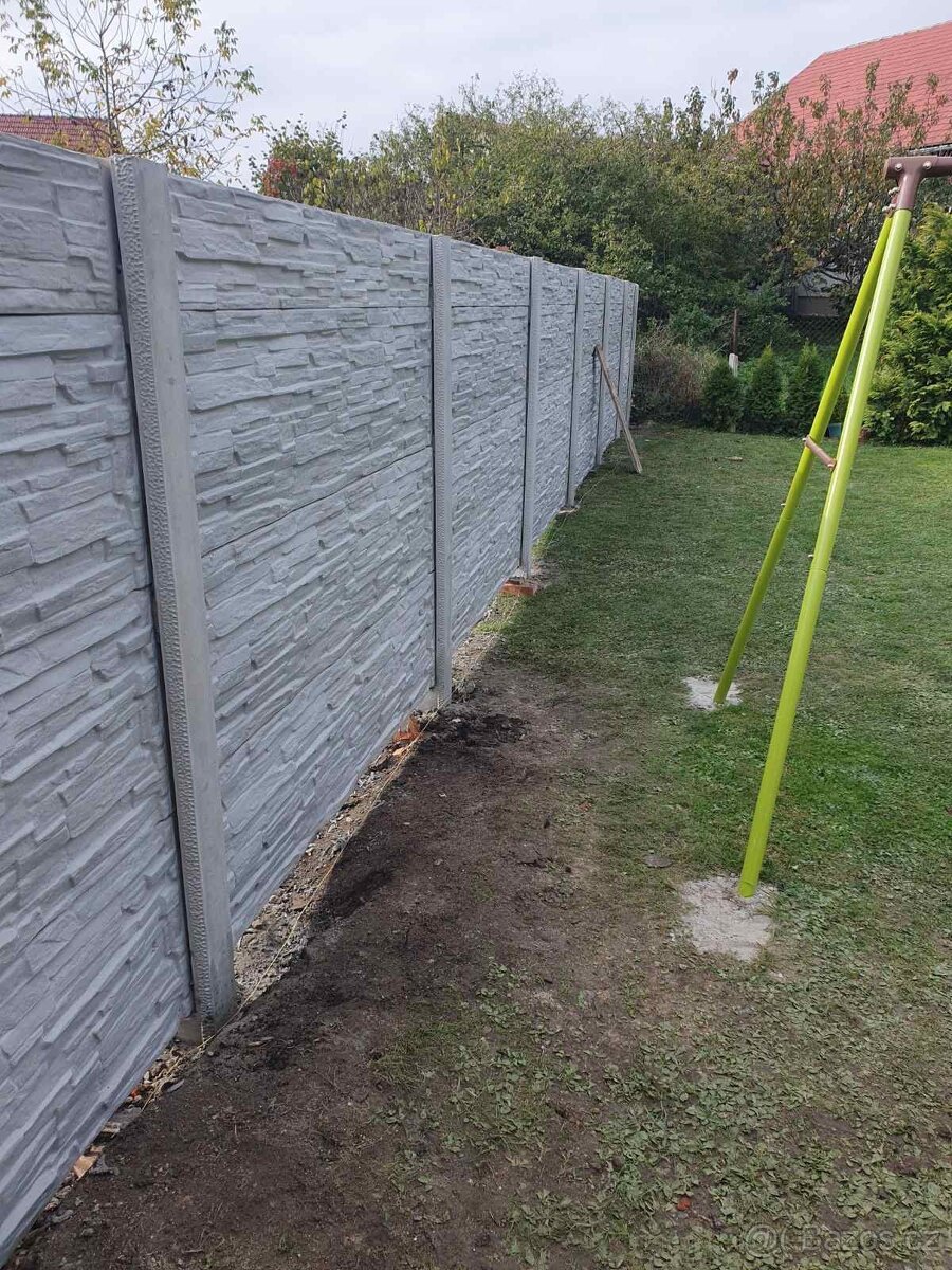 Montáže betonových plotů - 13