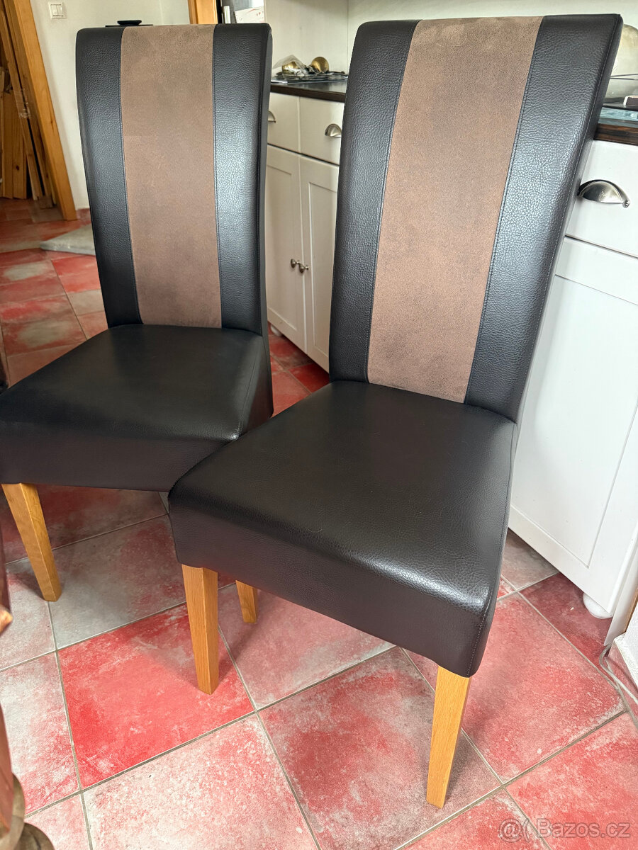 Jídelní židle Vintage vysoká moderní - 2 kusy - 13