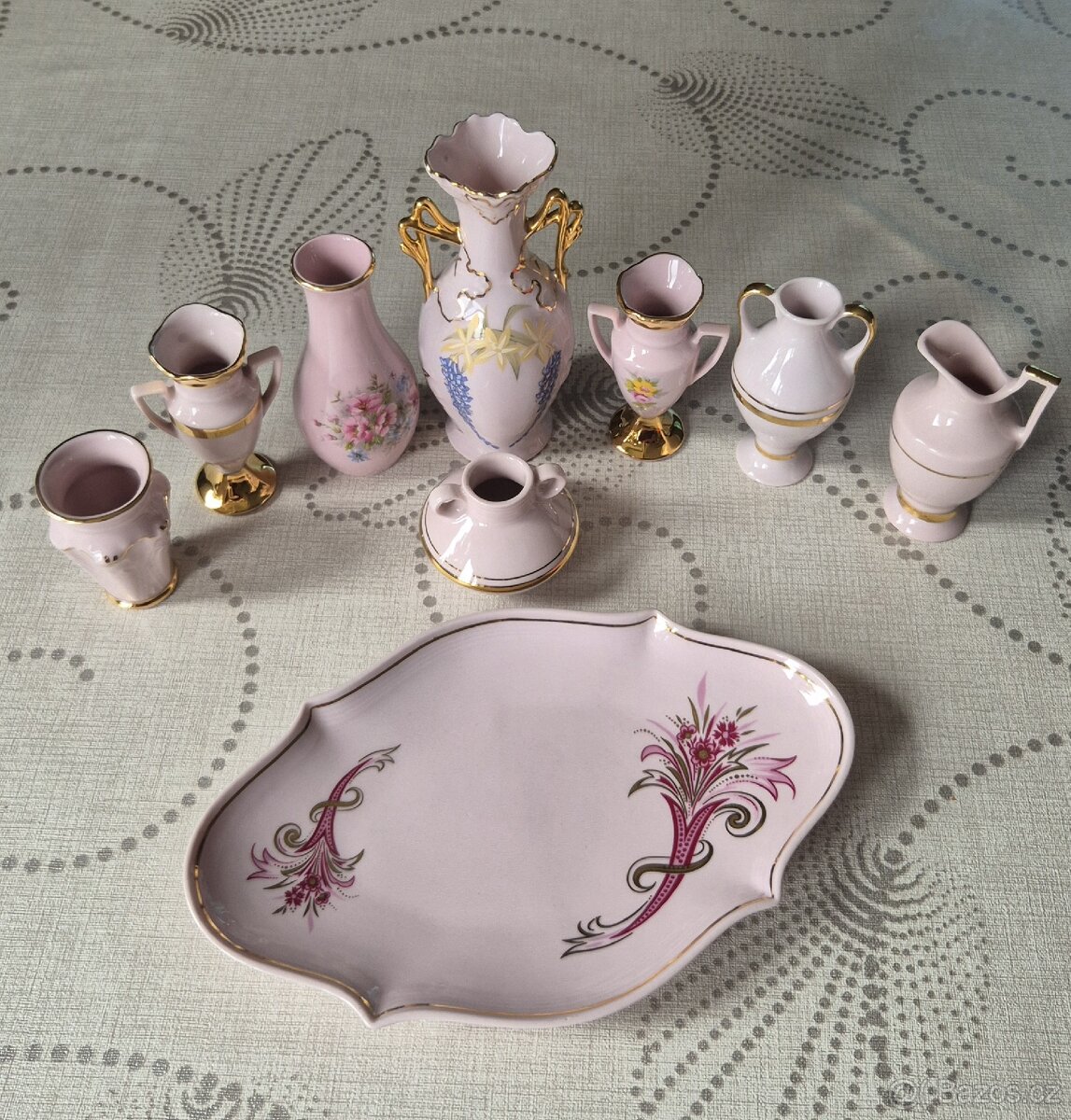 Růžový porcelán H&C Czech - 13