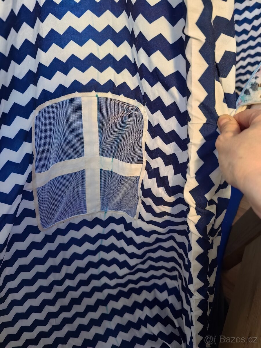 Dětský stan /teepee do pokojíčku Zig Zag - 13