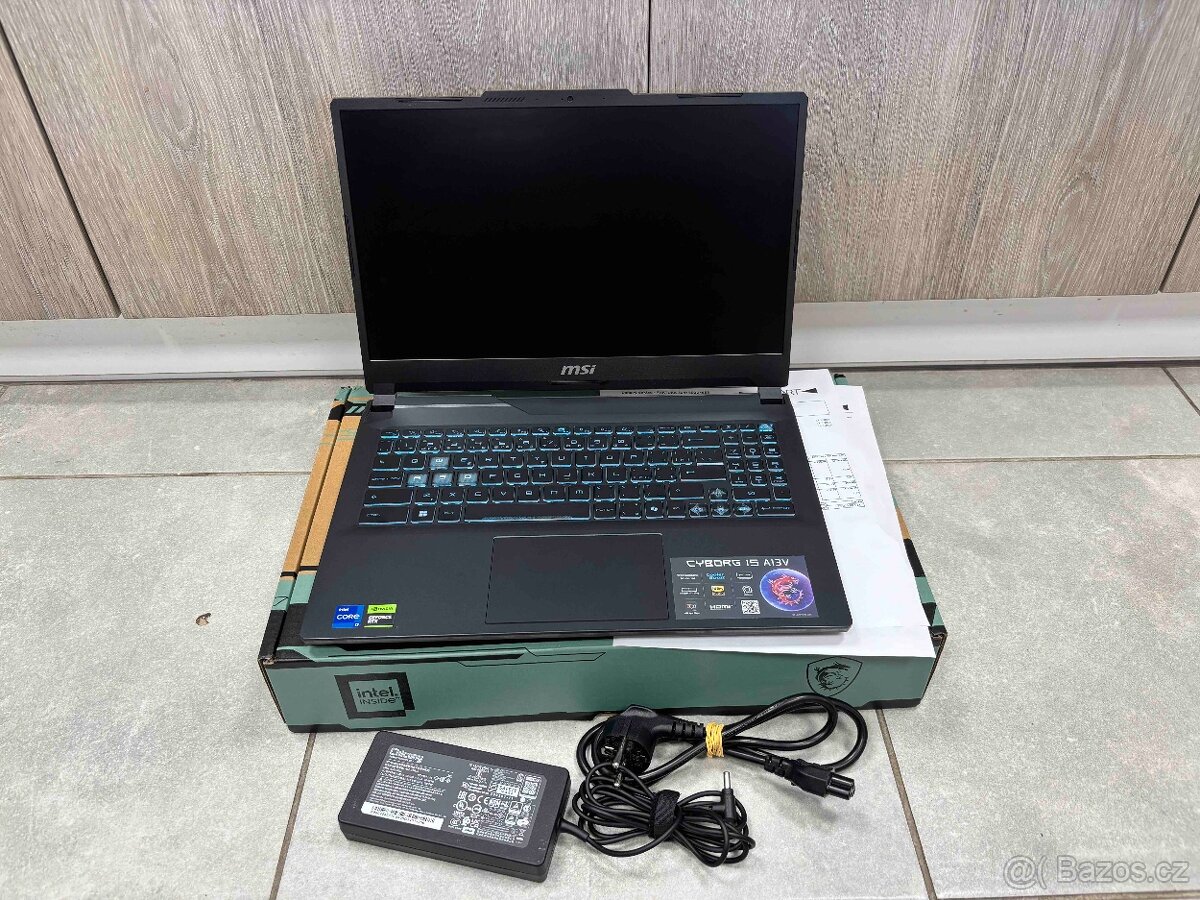 Herní notebook MSI Cyborg 15 A13VF-1091CZ + záruka do 05/27 - 13