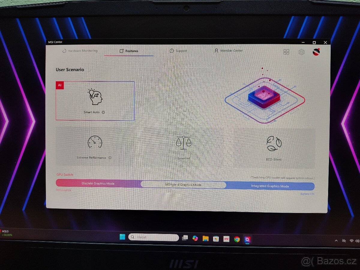 Nepoužitá 15" Katana,QHD,4070-Rtx,32gb,i7-13th.M.2 1TB - 13