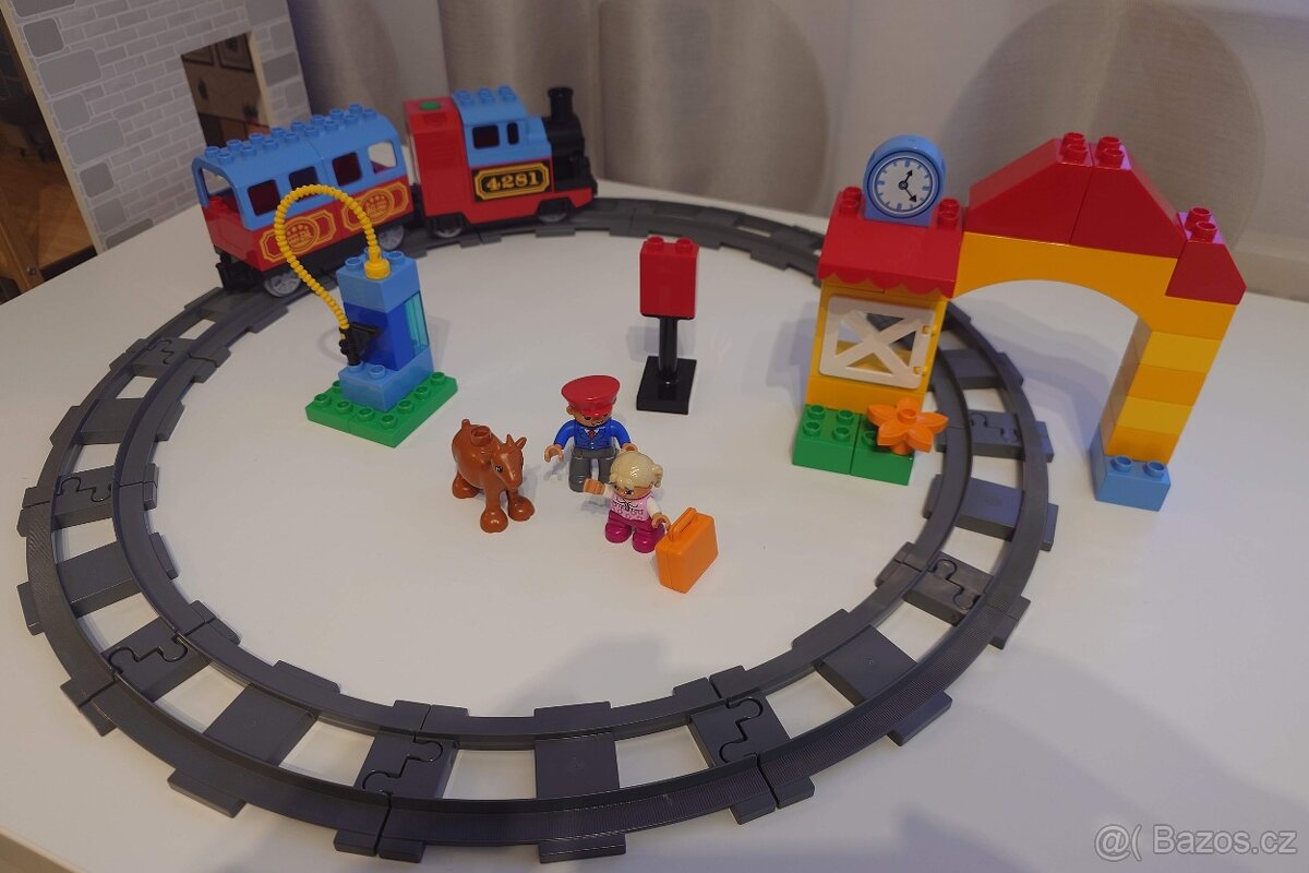 Vlakový set - 4 stavebnic - 13