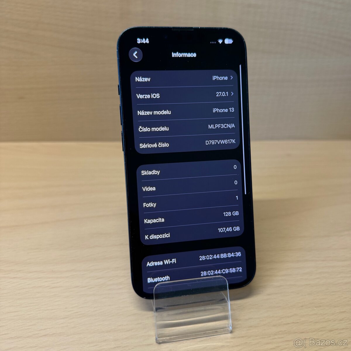 iPhone 13 128GB, černý (rok záruka) - 13
