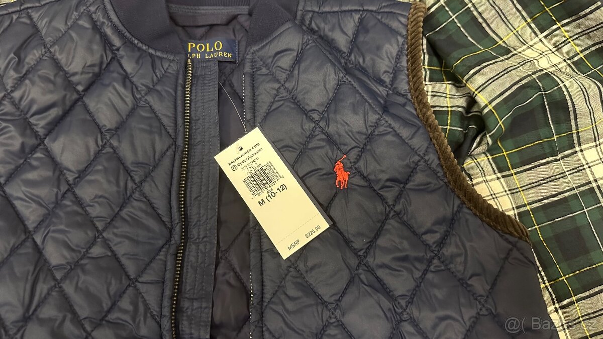 NOVÁ Bunda / vesta Ralph Lauren 2v1 vel. 10-12 let - 13