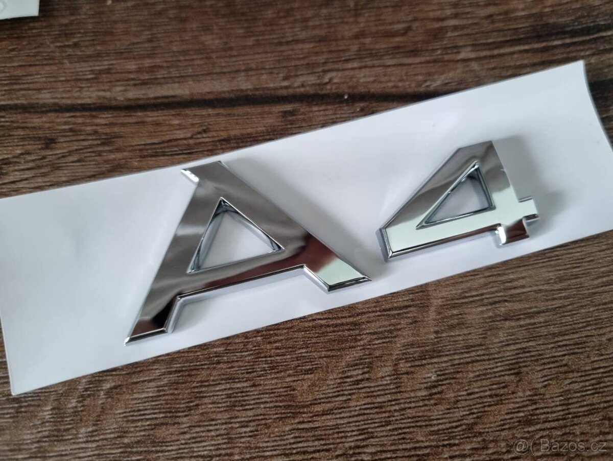 AUDI chromove znaky loga AUDI kruhy - 13