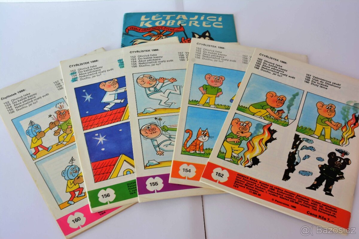 Čtyřlístek č. 8 + 5ks rok 1988 - 13