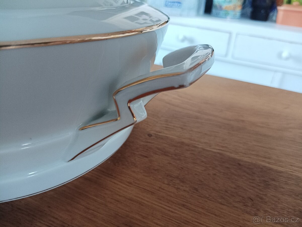 STAROŽITNÁ ART DECO PORCELÁN TERINA KMP BYSTŘÍCE - 13