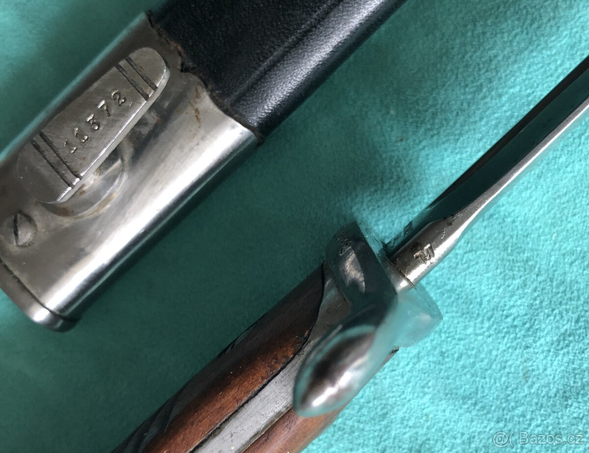 Exportní dlouhý bodák Mauser M1898 – Peru - 13