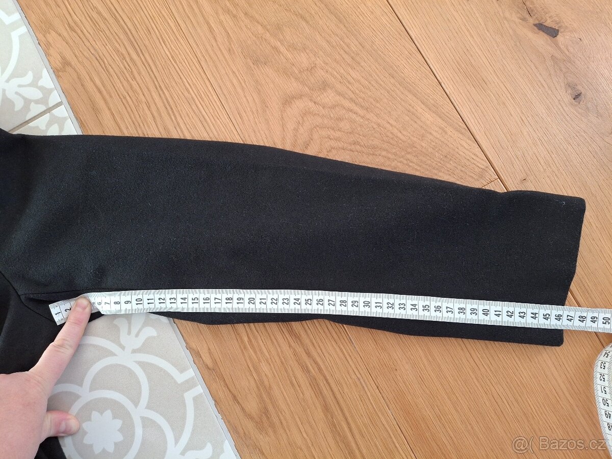 Černý kabát Montecristo XL 10 % vlna 5 % viskoza - 13