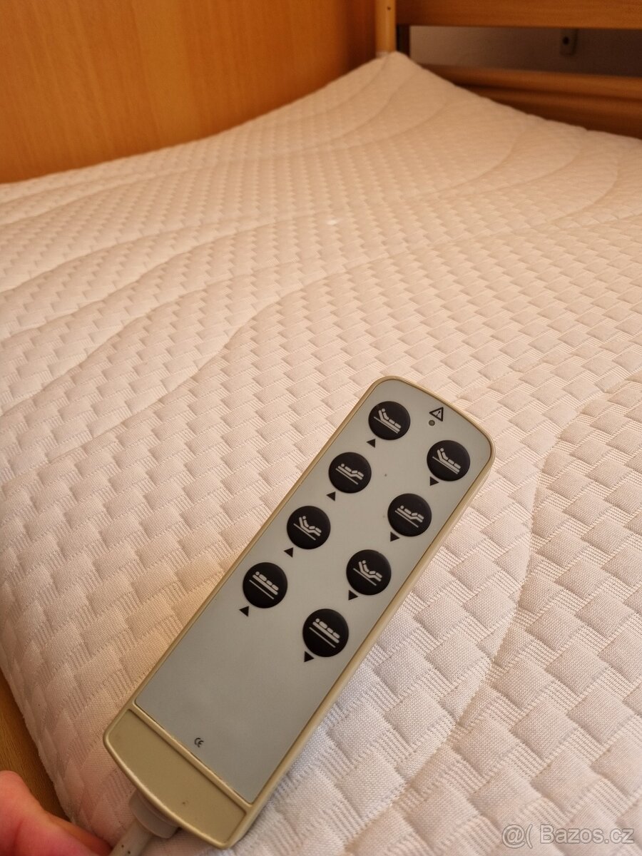 Elektrická polohovací postel s matrací - 13