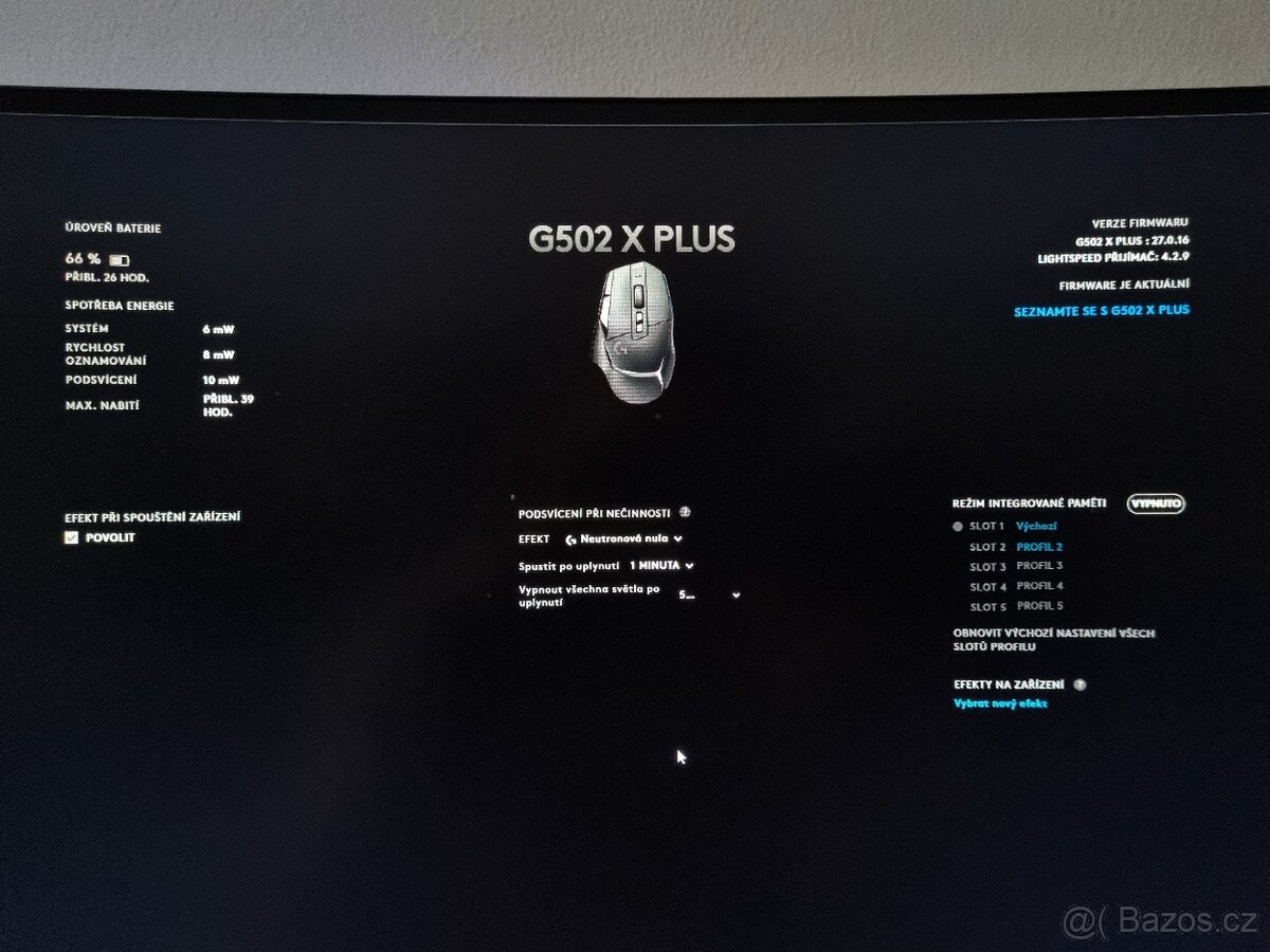 Herní myš Logitech G502 X Plus Lightsync Black RGB - 13