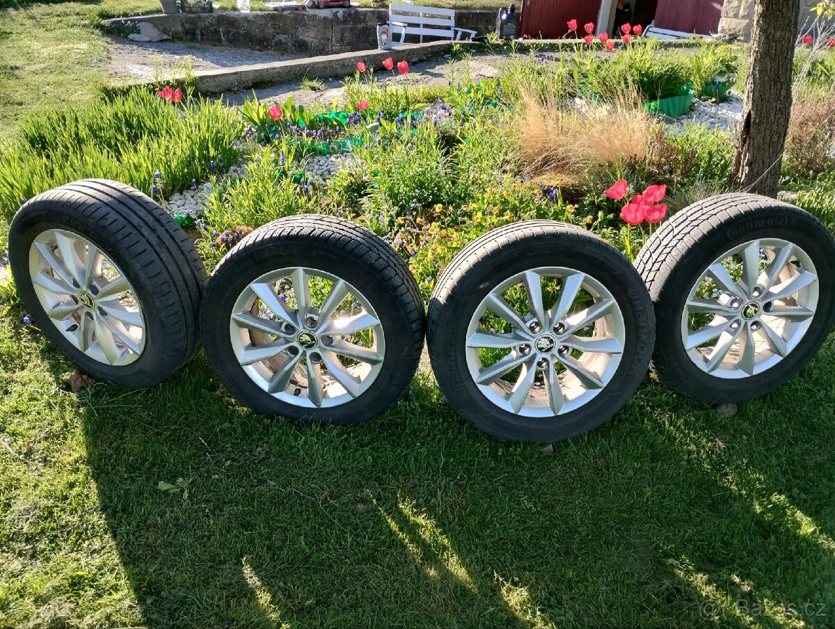 Originál ALU kola Škoda Octavia R16 - 13