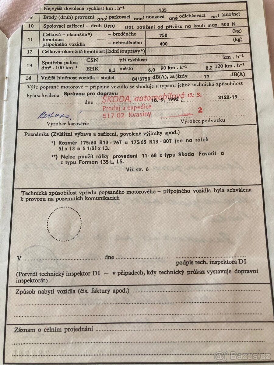 Škoda Forman 135 LXi 40 KW,1.MAJITEL,ČR.. - 13