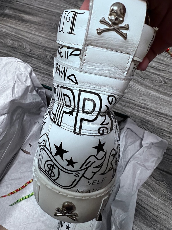 Luxusní kožené boty zn. Philipp Plein vel 40 - 13