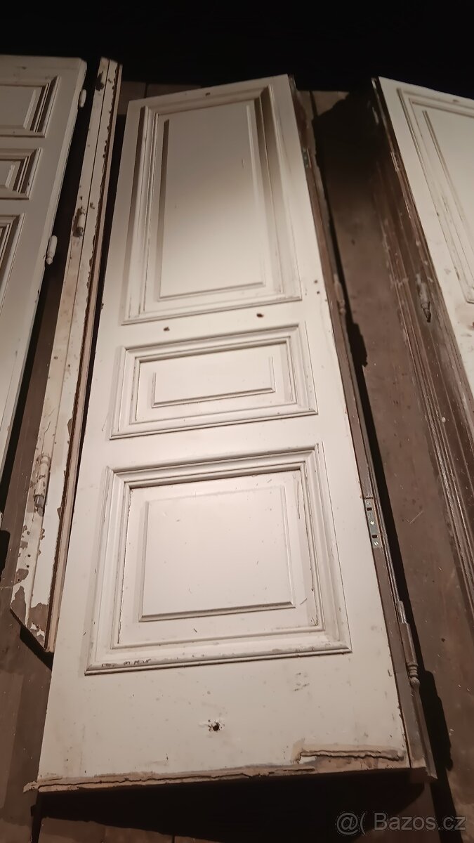 Krásné interiérové dvoukřídlé kazetové dveře - 13