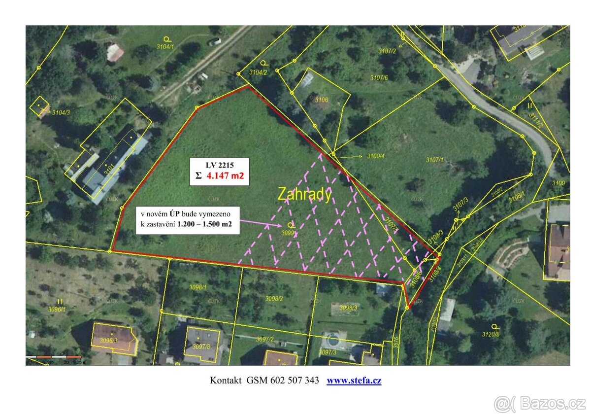 BUCHLOVICE - exkluzivní stavební pozemek - 13
