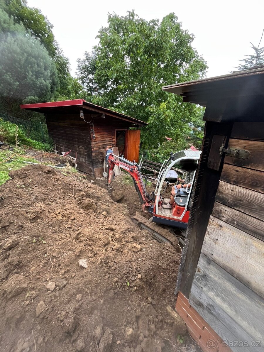 Výkopové práce minibagrem - 13