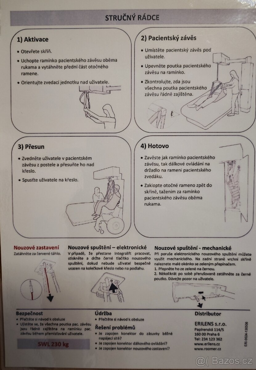 Diskrétní elektrický zvedák pro invalidy - 13