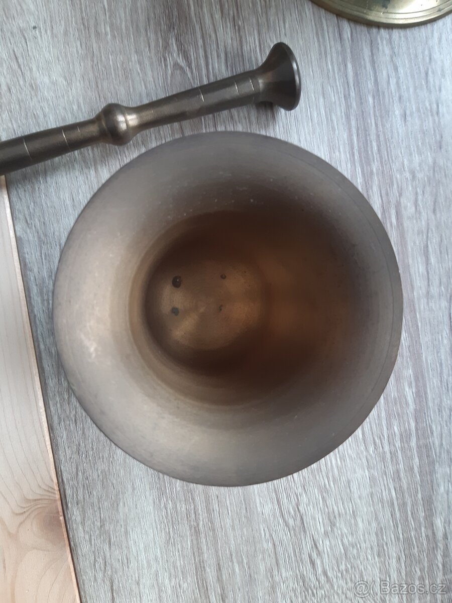 Mosazné hmoždířé s tloukem - 13