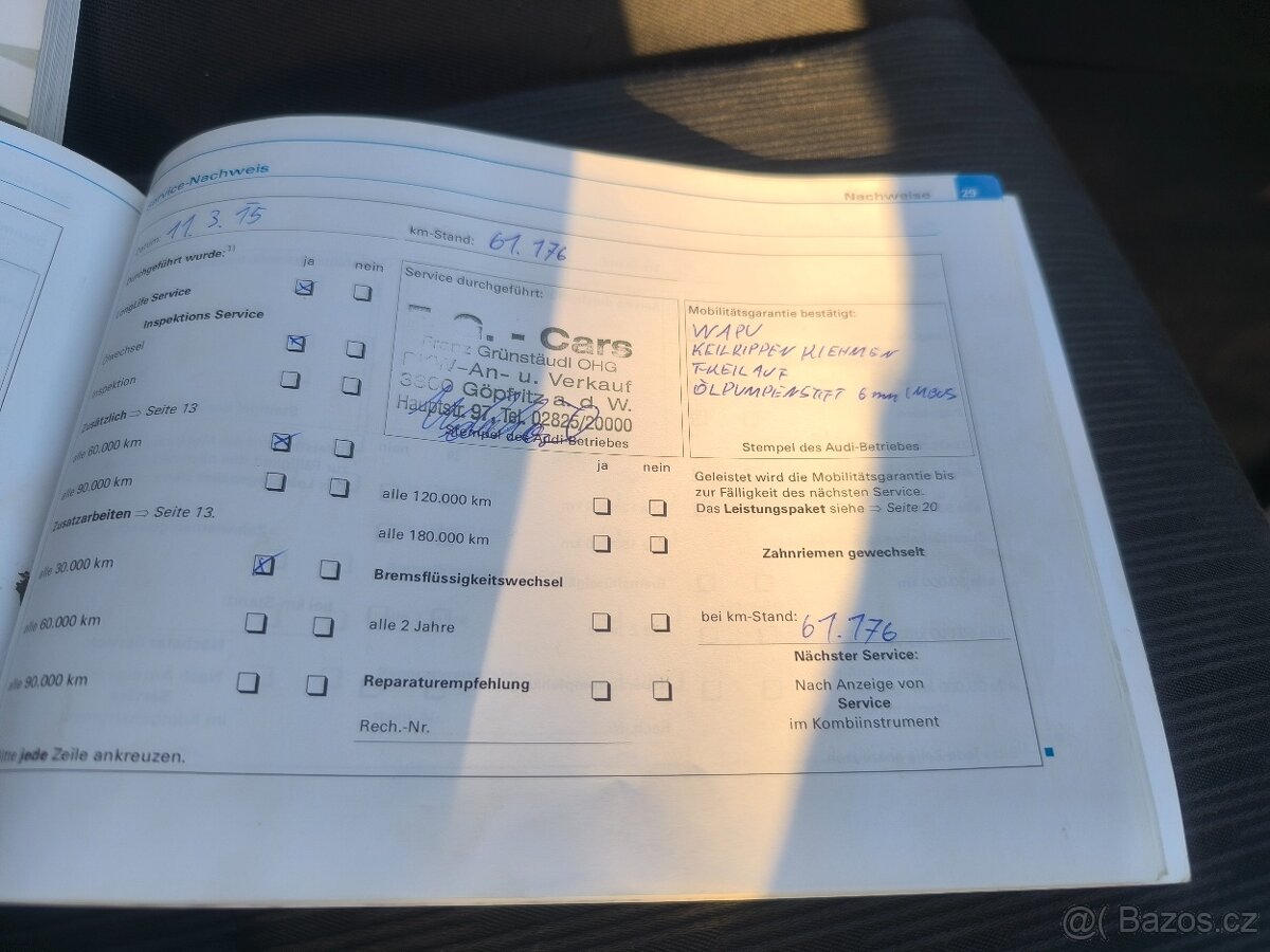 Audi A4, TDI 4X4,135TKM,KRÁSNÁ,SERVISKA - 13