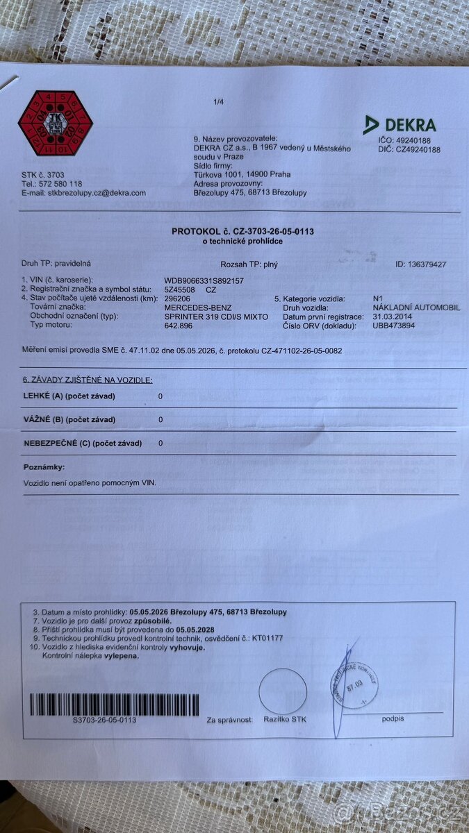Mercedes Sprinter 319 MIXTO 3.0 V6 - 13