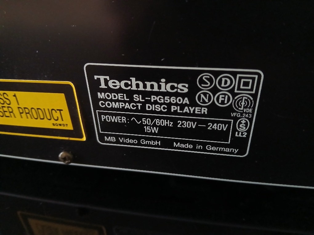 TECHNICS SL-PG560A, TOP STAV - 13