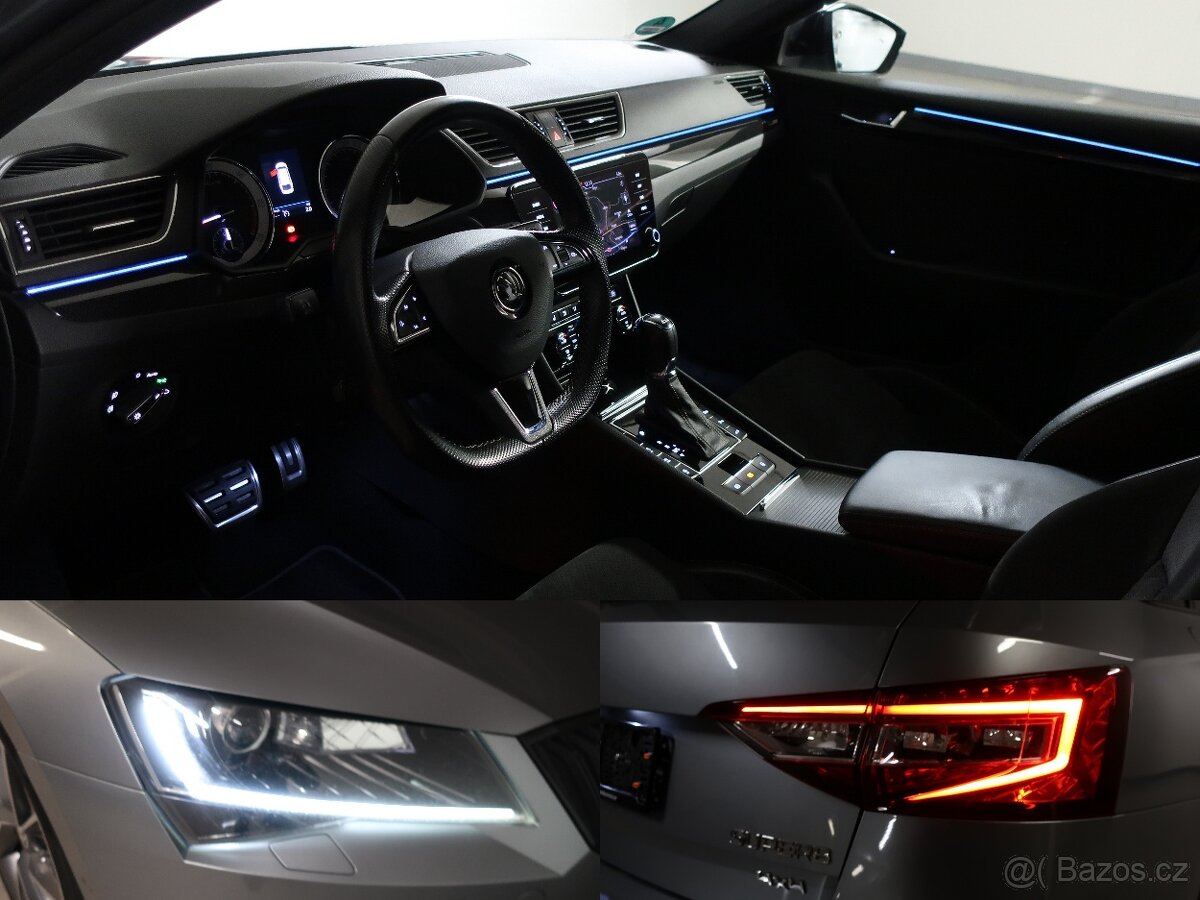 SUPERB SPORTLINE 4X4 2.0Tdi-190ps/2018/ACC/LANE/CANTON/TAŽNÉ - 13