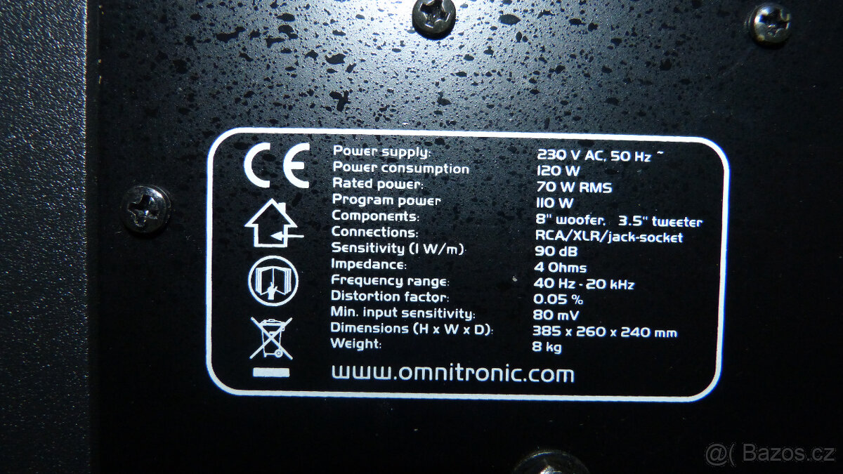 Reprosoustavy aktivní Omnitronic - 13