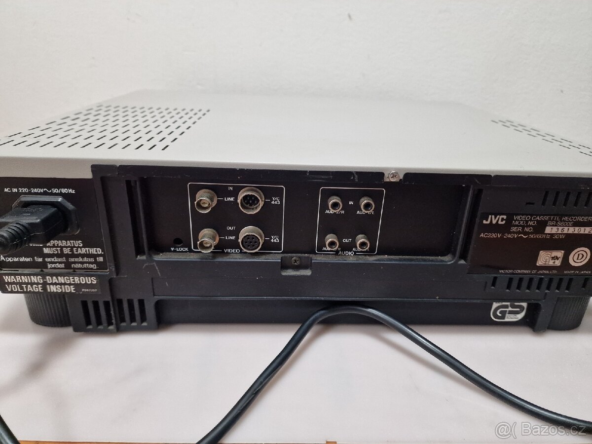 JVC BR-S600E profesionální SVHS videorekordér PAL - 13