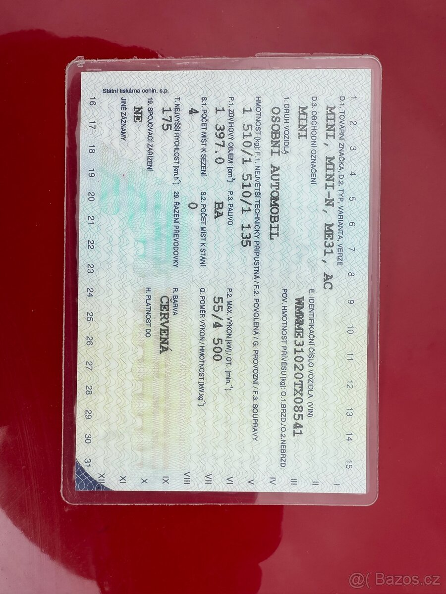 Prodám Mini Cooper 1,4 - 13