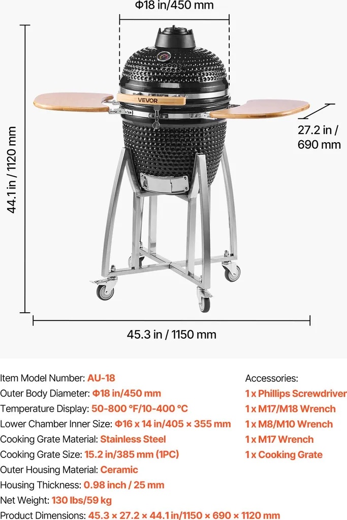 Keramický gril 450mm - 13