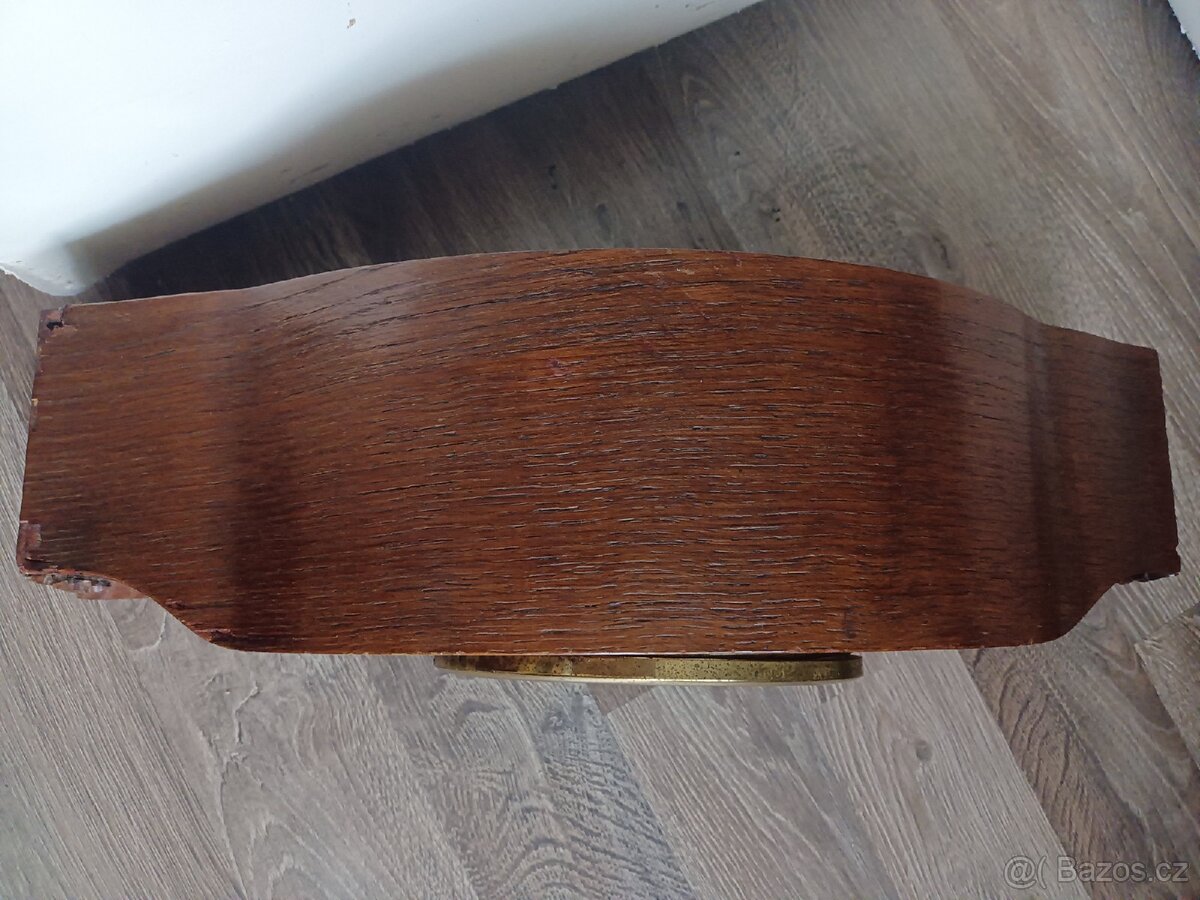 Krbové stolní hodiny starožitný Německo - 13