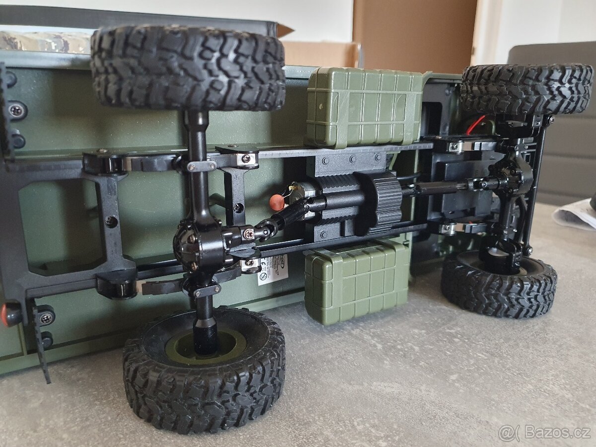 RC Military Truck GAZ WPL B24 1/16 4WD zelený - 13