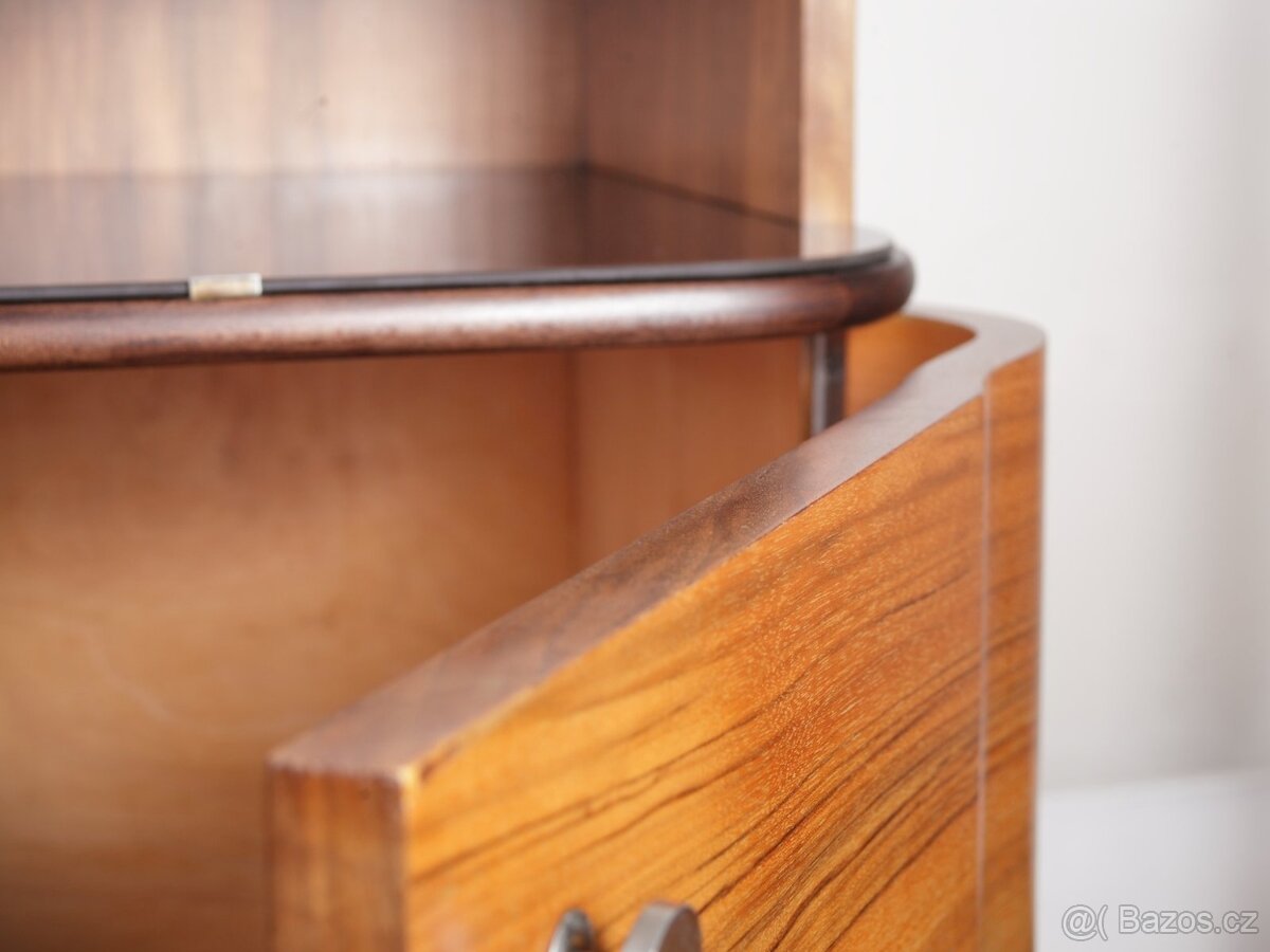 Noční Stolky Ořech Renovace - 13